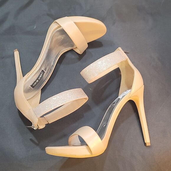 BRAND NEW NINE WEST WOMEN'S UTELL3 ANKLE STRAP HEELED SANDALS - Picture 10 of 14